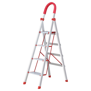 家用梯子折叠加厚铝合金梯子人字梯四五六步室内爬梯扶梯伸缩楼梯