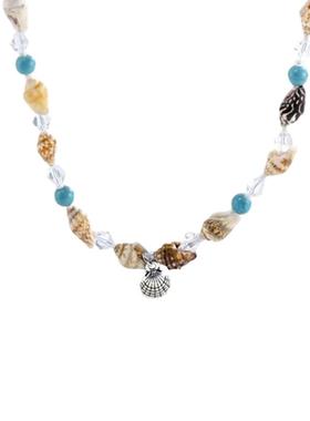 柏林少女天然石贝壳串珠项链女夏