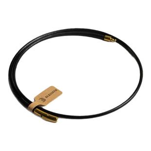 diy细款牛皮绳吊坠项链绳串珠子吊牌原色牛皮项链简约真皮男女