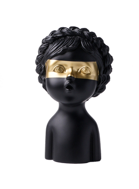 树脂北欧客厅样板间酒柜家居摆件