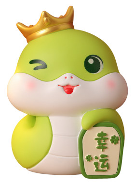 2026年新款小蛇创意卡通存钱罐