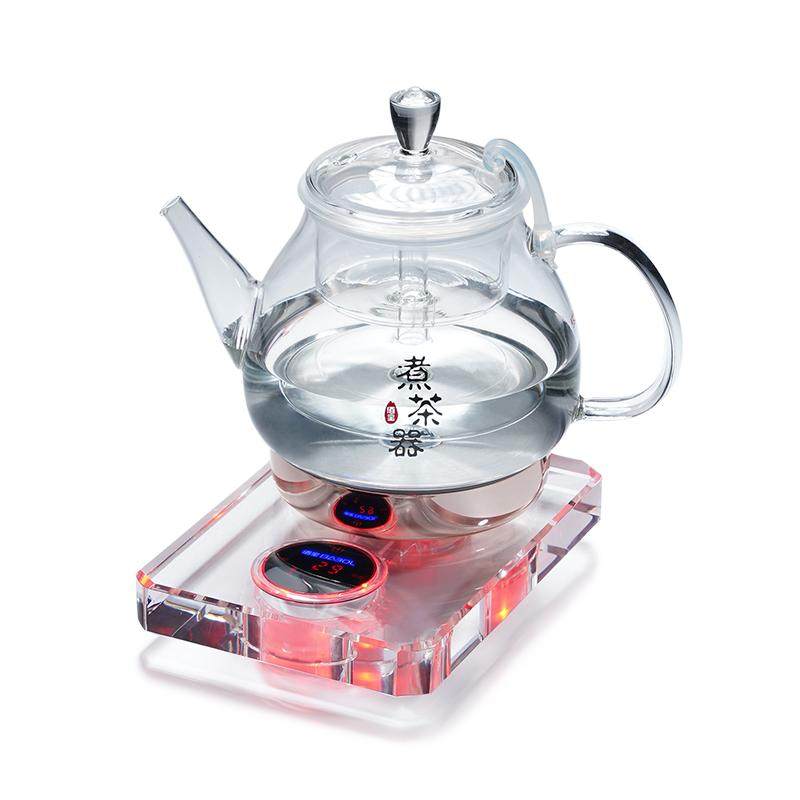 佰宝水晶底座底部上水蒸汽煮茶壶