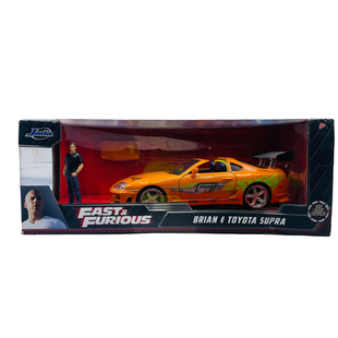 JADA速度与激情1995丰田Supra 布莱恩 速霸牛魔王合金汽车模 1:24