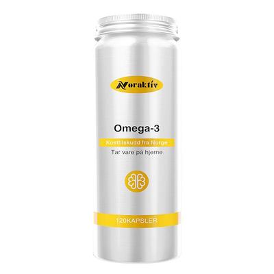 挪威Noraktiv大脑鱼油DHA600深海鱼油软胶囊omega3青少年成人记忆