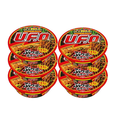 日清飞碟炒面日本UFO炒面日式酱汁炒面风味干拌面碗面泡面