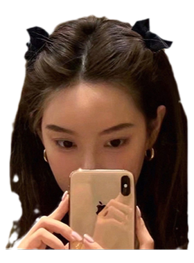 公主头小抓夹女蝴蝶结发夹
