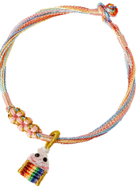 普陀山端午桃花糯米粽五彩手绳