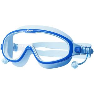 特步儿童泳镜高清防水防雾大框男童女童专业潜水近视游泳眼镜套装
