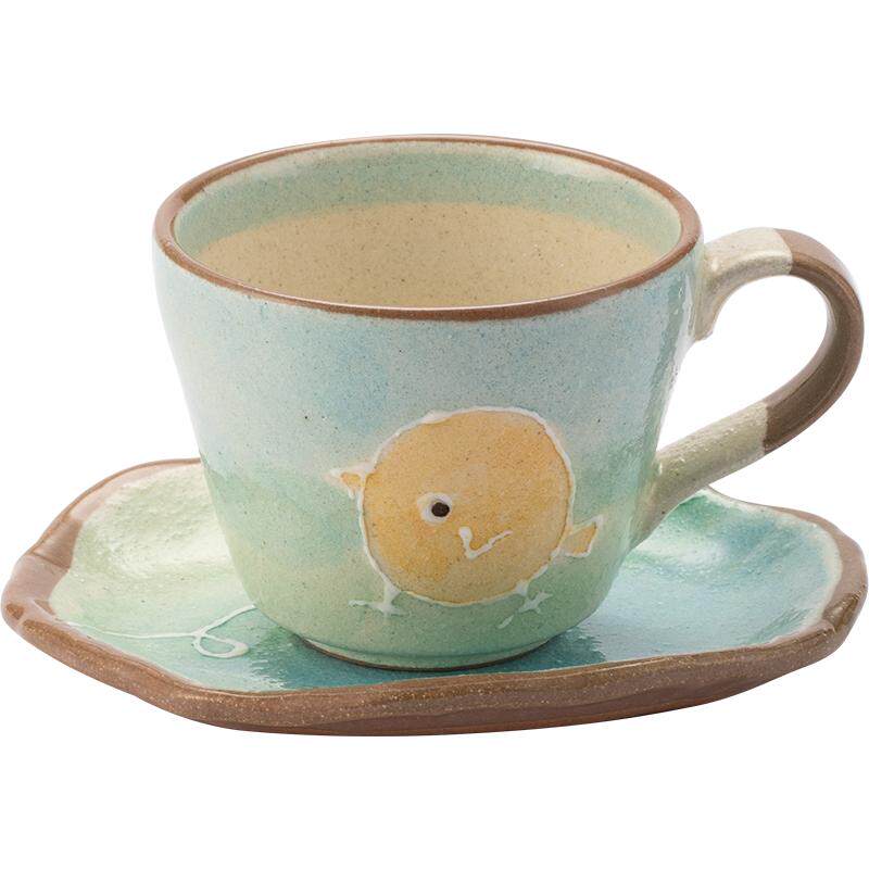 同合日本进口可爱咖啡套杯软萌治愈系下午茶茶杯创意生日礼物