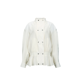 【现货】YCH 26PS早春新款 双排扣荷叶边夹克 DOUBLEBOO