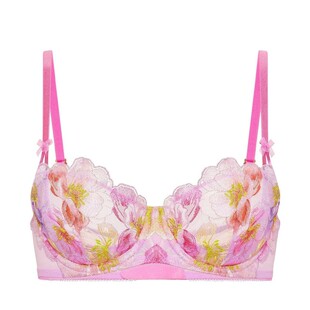 美国代购 维多利亚的秘密 Wicked 春日水彩晕染 性感半杯文胸组合