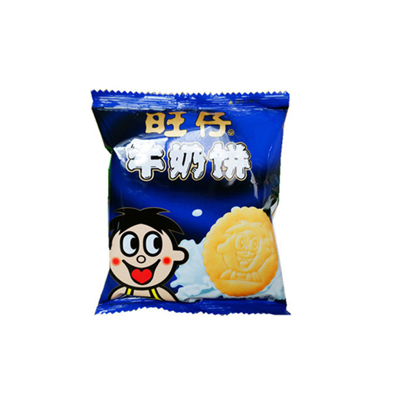 小熊饼干旺仔牛奶饼超级好吃零食