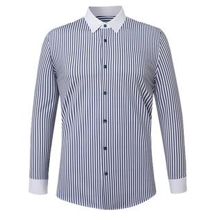 Degre Zero衬衣男款长袖天然免烫140支匹马棉高档高弹力针织衬衫