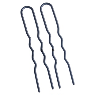 波浪弧度一字夹卡子发卡黑色边夹盘发器工具u型夹刘海夹发饰头饰