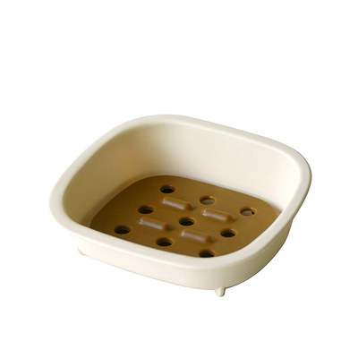 利快日本进口肥皂盒双层香皂托盘