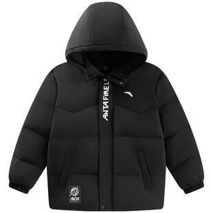 星火篮球系列安踏儿童男大童羽绒服2025冬款新保暖中大童防水外套