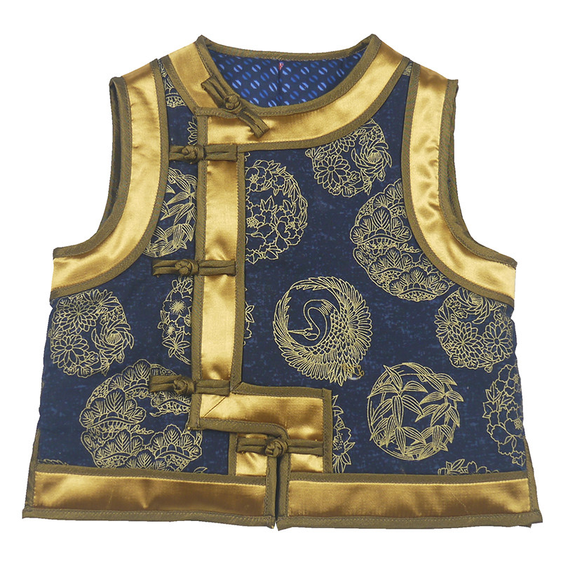 加厚冬季新年拜年服唐装马甲满减