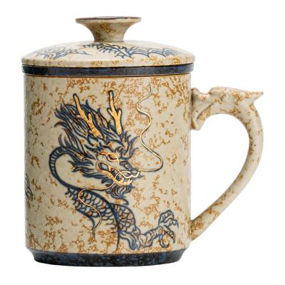 金镶玉马克杯陶瓷茶杯办公杯