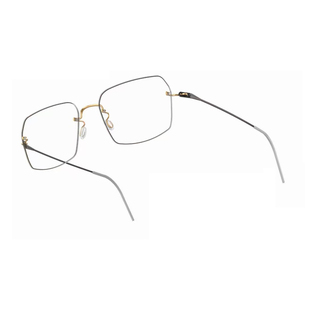 林德伯格2539钛合金无框眼镜丹麦进口张凌赫同款马年限定18k金