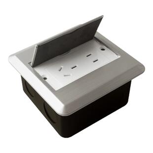 FGGP华工地插不锈钢隐形嵌入式多功能防水全封闭平推式地面插座新