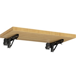 桌面抽屉延长板免打孔扩展电脑桌延伸加长板托架加宽折叠键盘支架