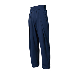 涂一TE606现代舞蹈练功裤黑白色男女直筒宽松表演舞裤收脚裤大码