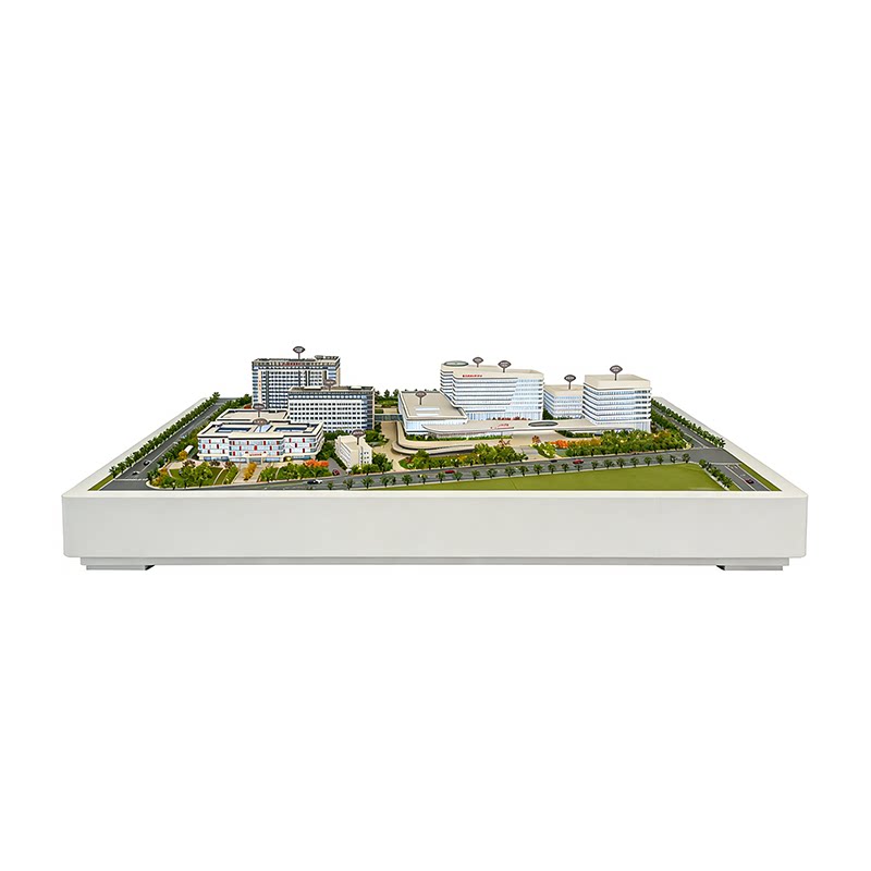 医院建设工程规划布局方案演示模型沙盘定制医院建筑模型定做