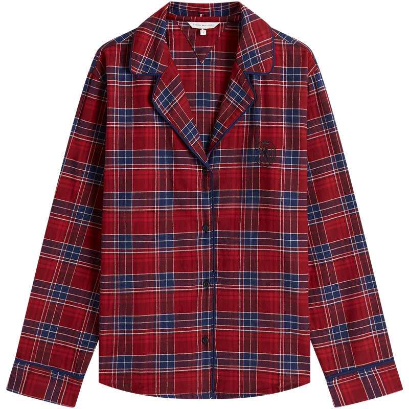 Tommy女装法兰绒格纹家居套装