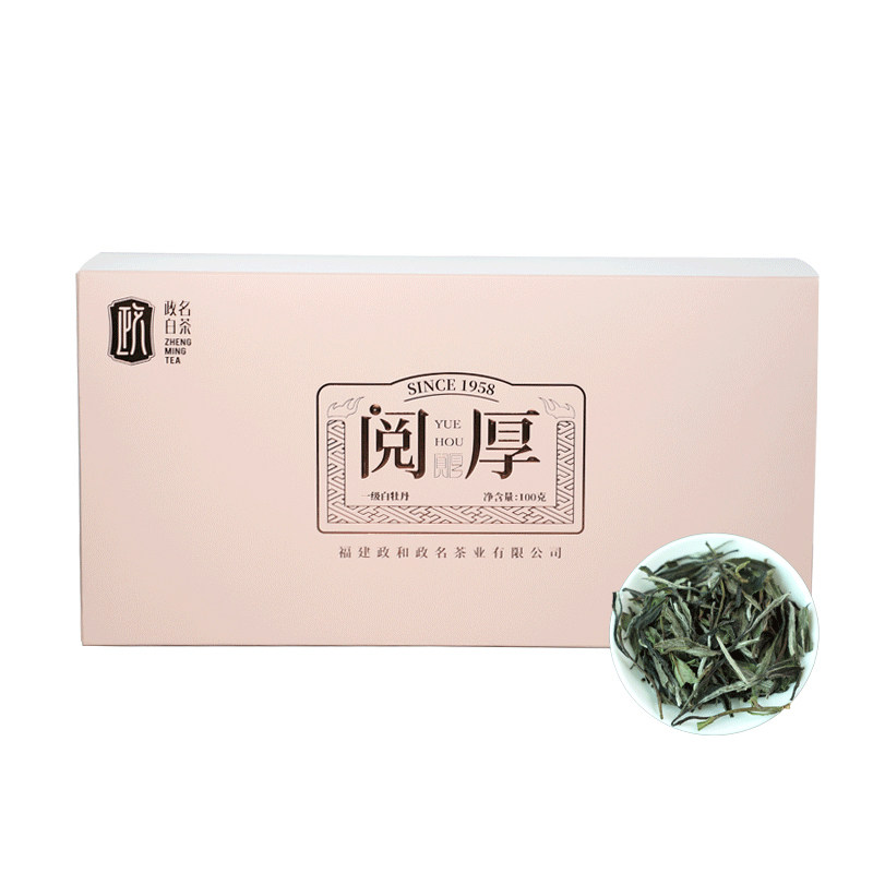 送礼大方政名白茶泡袋装20泡100g