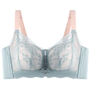 内衣女小胸聚拢加厚4CM超厚胸罩无钢圈平胸专用显大蕾丝性感文胸