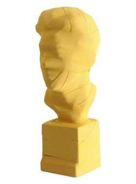 样板房装饰柜创意头像雕塑艺术品