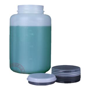 2000ml HDPE 塑料大口瓶试剂瓶样品瓶 带刻度加厚化学实验耗材4