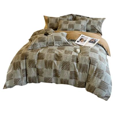 全棉加厚磨毛四件套纯棉2025新款