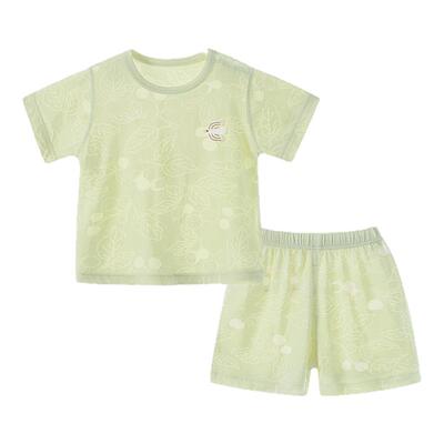 洋甘菊婴儿短袖套装夏季薄款衣服
