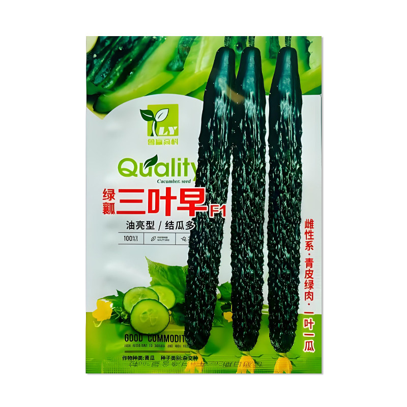 鲁赢科高绿瓤三叶早黄瓜种子