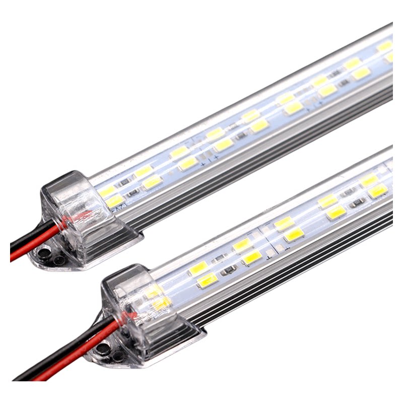 12V5730超亮双排LED硬灯条展柜橱柜机床设备柜台汽车照明长条灯管