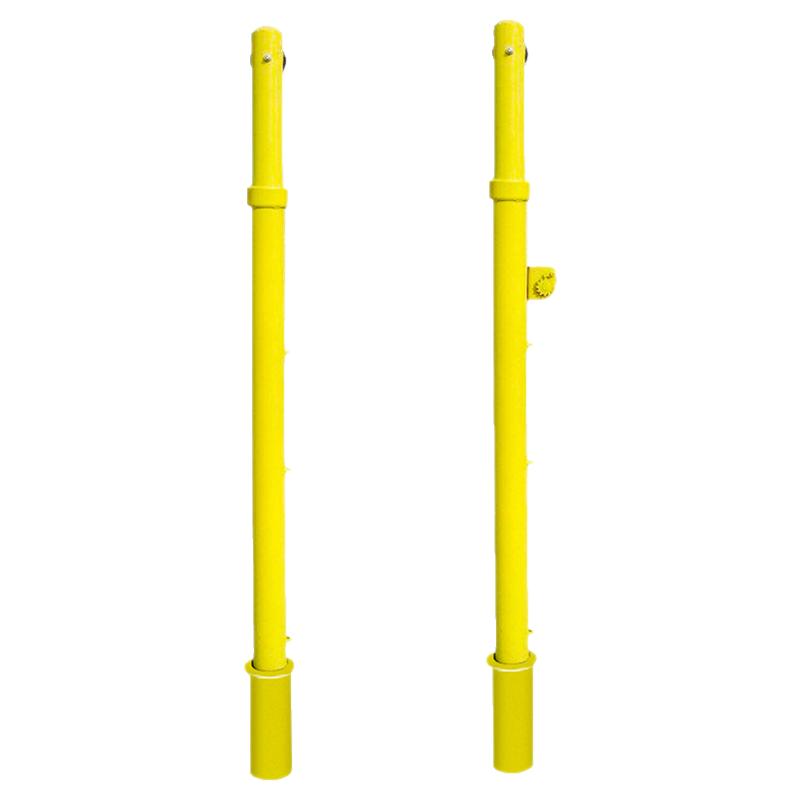 沃尔克 地插式排球 羽毛球 网球三用球架 地埋式网球架羽毛球柱