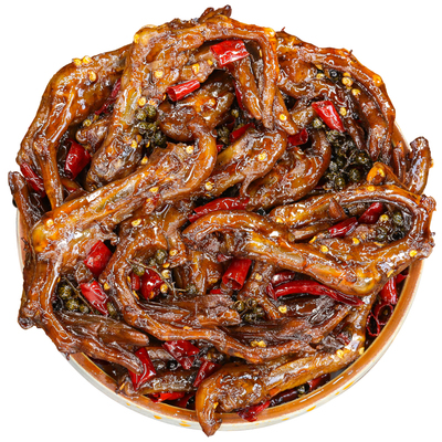 椒麻鸭掌肉质紧实椒麻香浓解馋爽