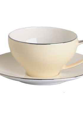轻奢陶瓷咖啡杯家用花茶杯下午茶