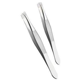 不锈钢镊子多功能眉毛夹假睫毛男士女士胡须拔毛修眉去黑头夹