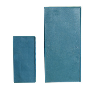 青竹24格48格软盖颜料盒调色盒盘水粉水彩画便携保湿密封带盖24色分装空盒正方形大小格子丙烯油画美术生专用