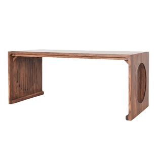 徽州木府老榆木茶桌椅组合新中式全实木茶艺茶台办公室茶道桌包邮