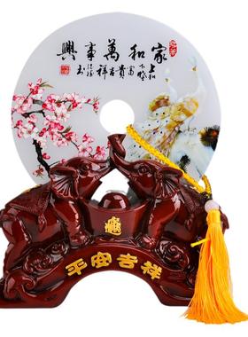 万事兴和氏璧客厅电视柜子工艺品