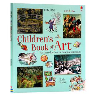Usborne出品 我的艺术欣赏书 英文原版进口 Children's Book of Art 儿童艺术百科全书 32件艺术作品 少儿艺术科普绘画英英语百科