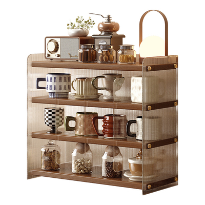 【全实木】杯子收纳架桌面置物架