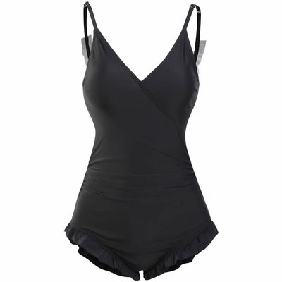 少年齐泳衣女2021新款遮肚温泉