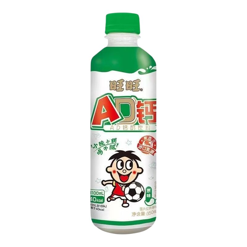 旺旺AD钙奶350ml瓶儿童早餐饮品