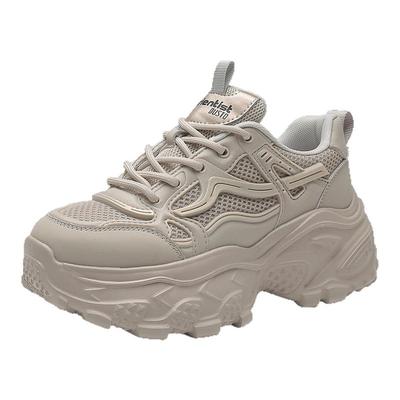 大东官方旗舰店厚底增高老爹鞋