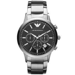 【情人节礼物】Armani阿玛尼男表大表盘石英表正品商务腕表AR2434