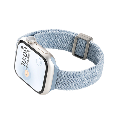 匠戴适用苹果手表显手细回环编织